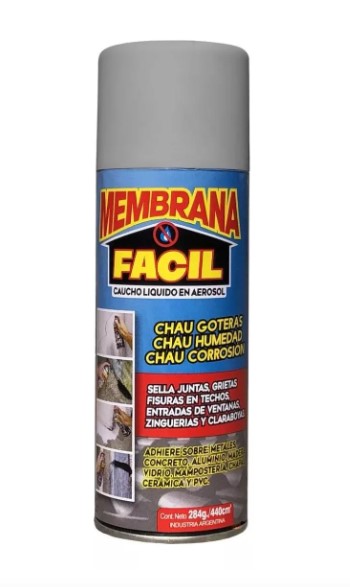 MEMBRANA FACIL EN AERSOL COLOR GRIS ZINK