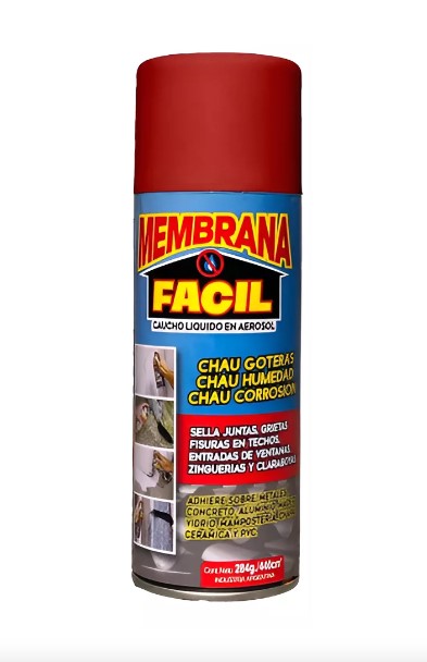 MEMBRANA FACIL EN AERSOL COLOR ROJO TEJA